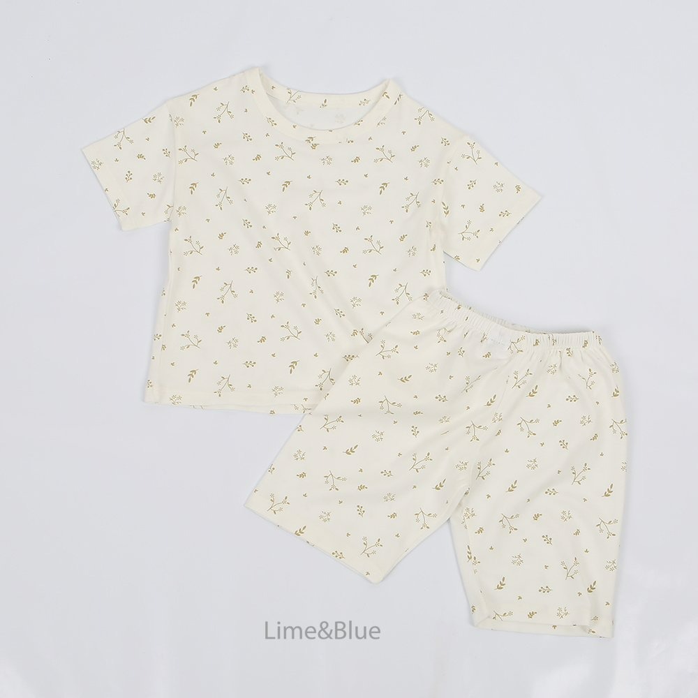 Lime&Blue 套裝 上下 (兒童) 라임앤블루 버터플로랄상하세트(아동)-規格圖11