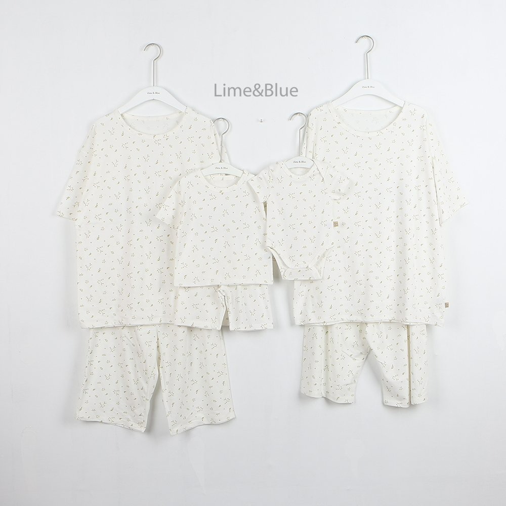 Lime&Blue 套裝 上下 親子裝 라임앤블루 버터플로랄상하세트(성인)-規格圖11