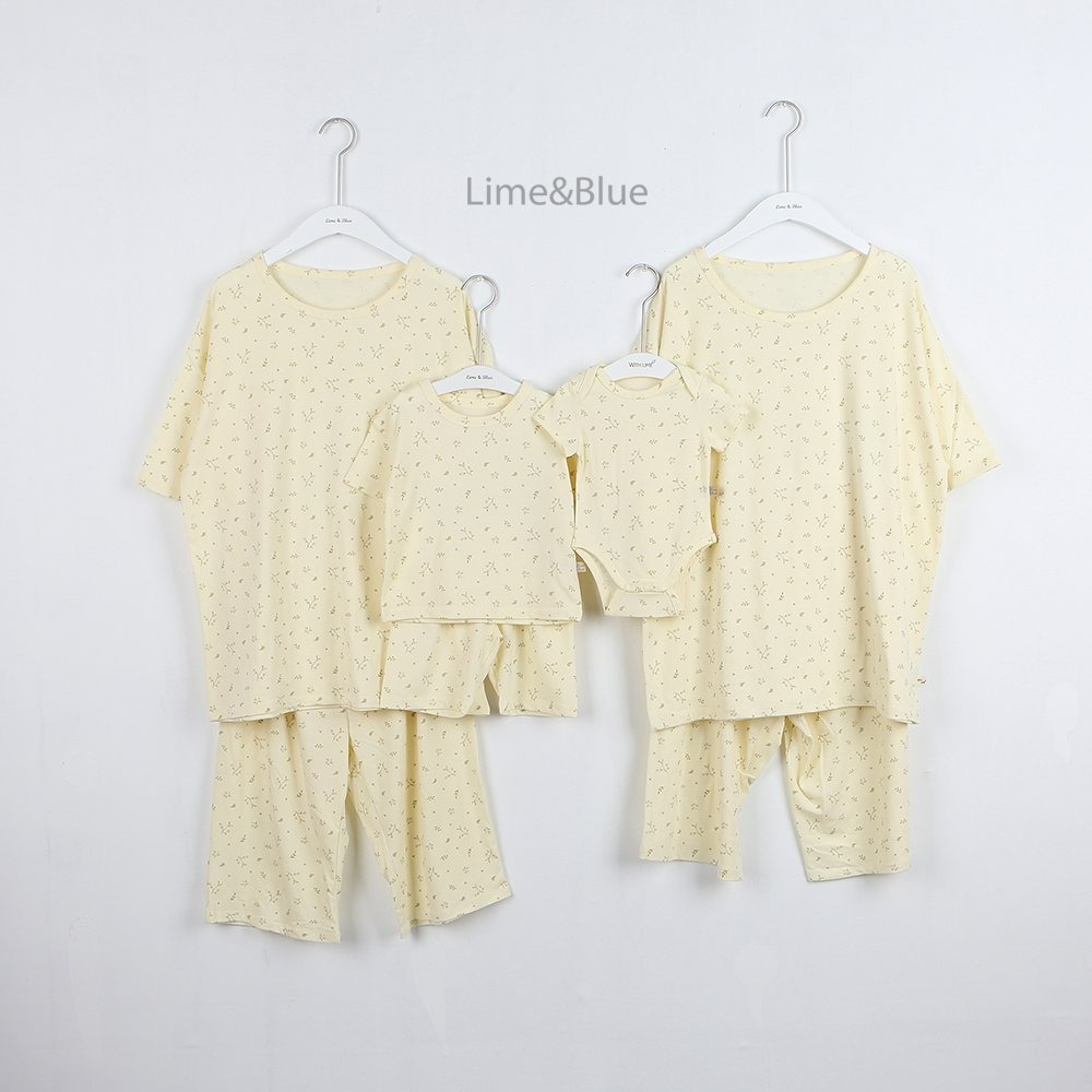 Lime&Blue 套裝 上下 親子裝 라임앤블루 버터플로랄상하세트(성인)-規格圖11