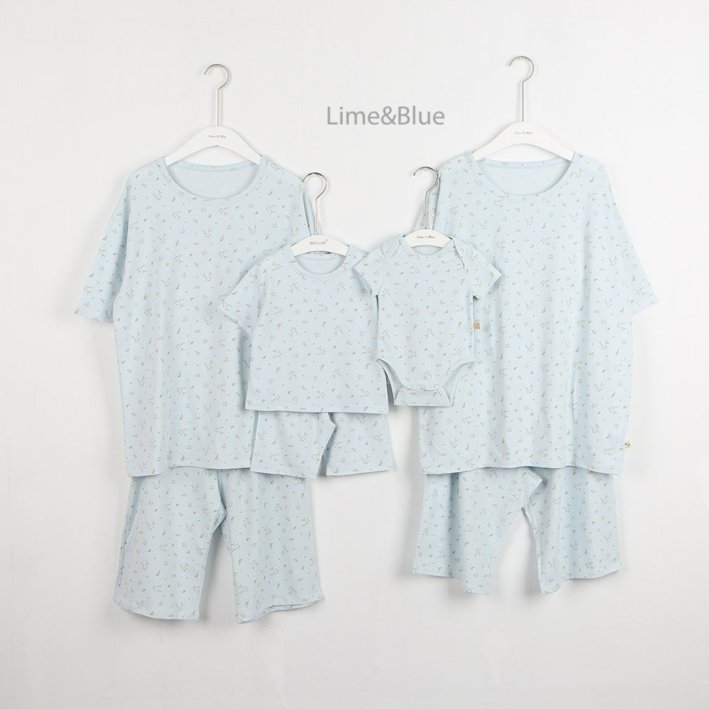 Lime&Blue 套裝 上下 親子裝 라임앤블루 버터플로랄상하세트(성인)-規格圖11