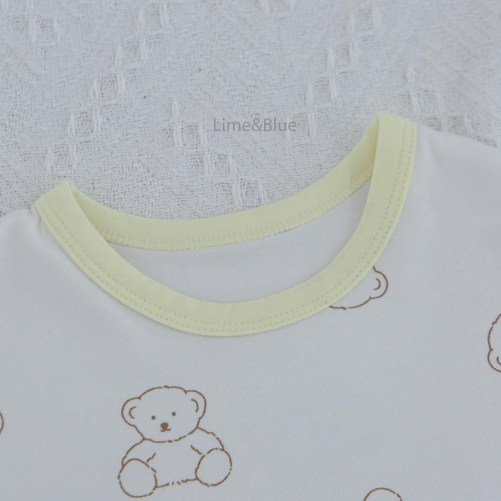 Lime&Blue 套裝 上下 라임앤블루 라임곰돌이상하세트-細節圖4
