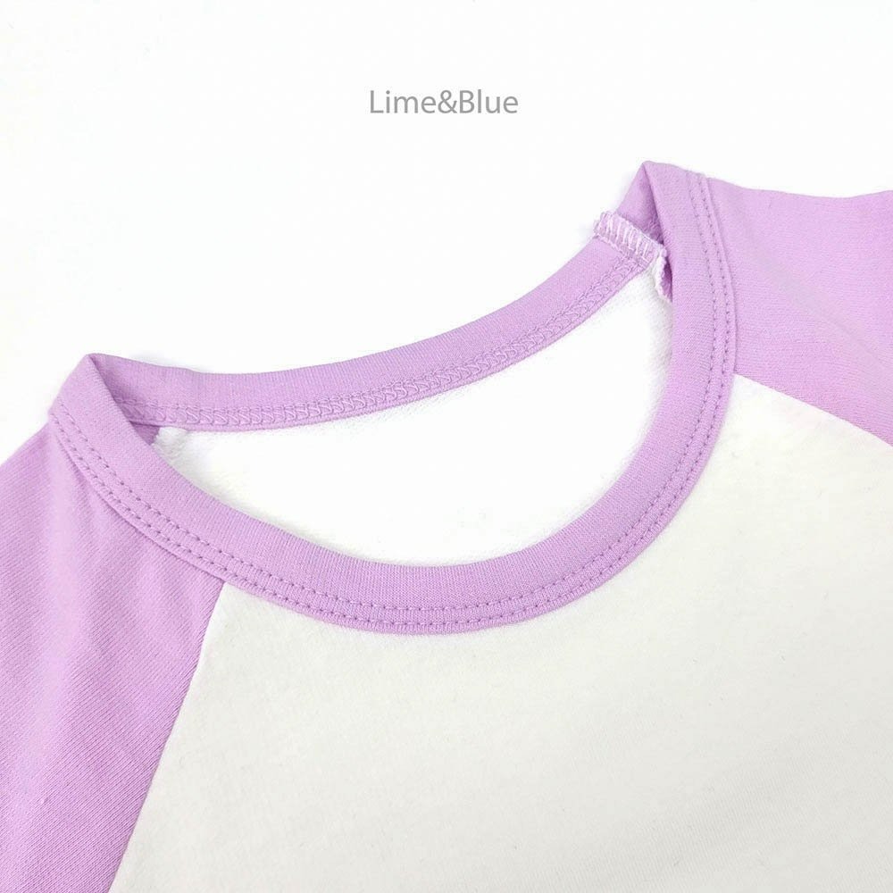 Lime&Blue 套裝 上下 라임앤블루 나그랑배색상하세트-細節圖7