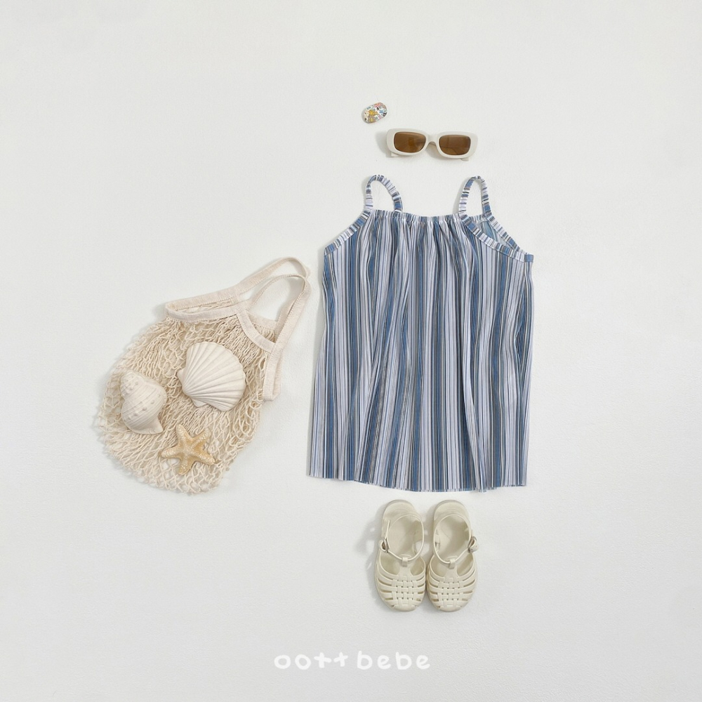 OOTTBEBE 連身裙 트윙클플리츠원피스 키즈-細節圖3