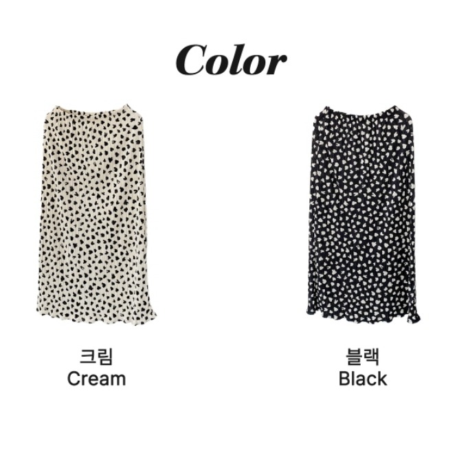 OOTTBEBE 親子裝 媽媽 裙子 쁘띠호피플리츠스커트 성인-細節圖2