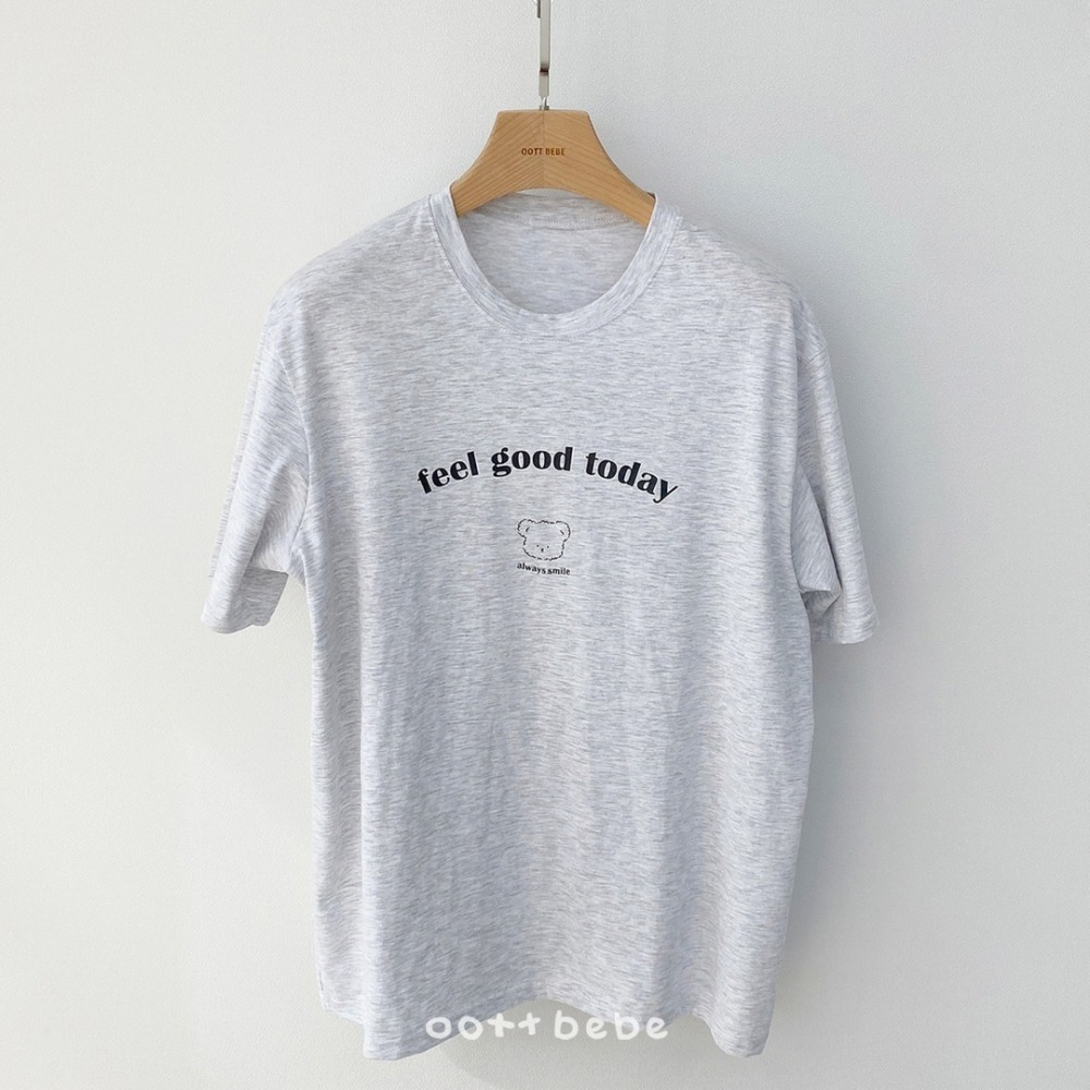 OOTTBEBE 上衣 成人 굿데이티셔츠 성인(패밀리룩)-細節圖5