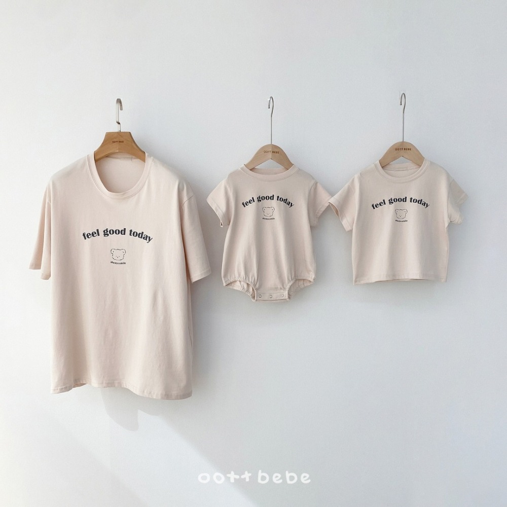 OOTTBEBE 包屁衣 (bebe)굿데이슈트(패밀리룩)-細節圖6