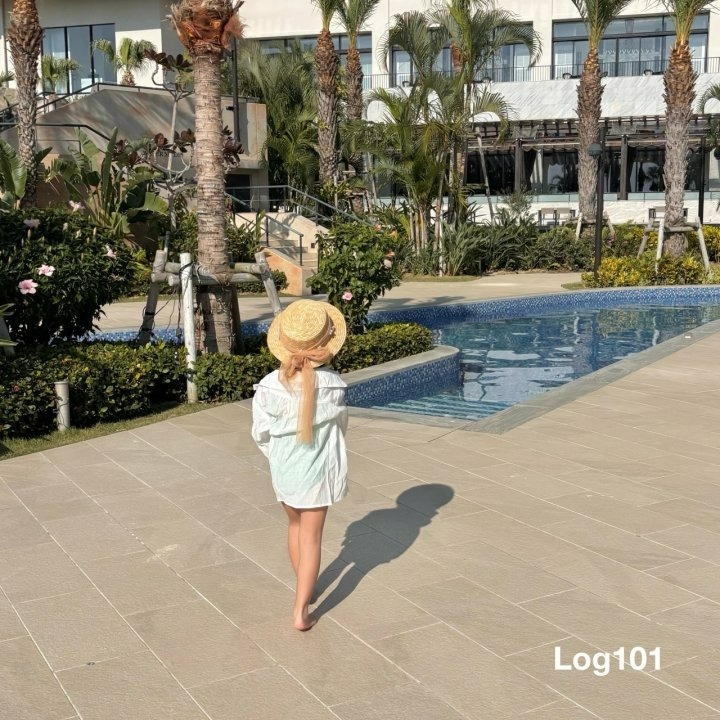 Log101 泳衣 外套 로그101 롱롱셔츠-細節圖4