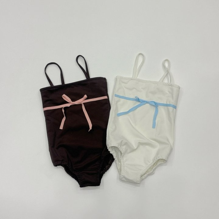 Log101 泳衣 親子裝 不含外套 로그101 리본쭈수영복 (Mom)-細節圖2