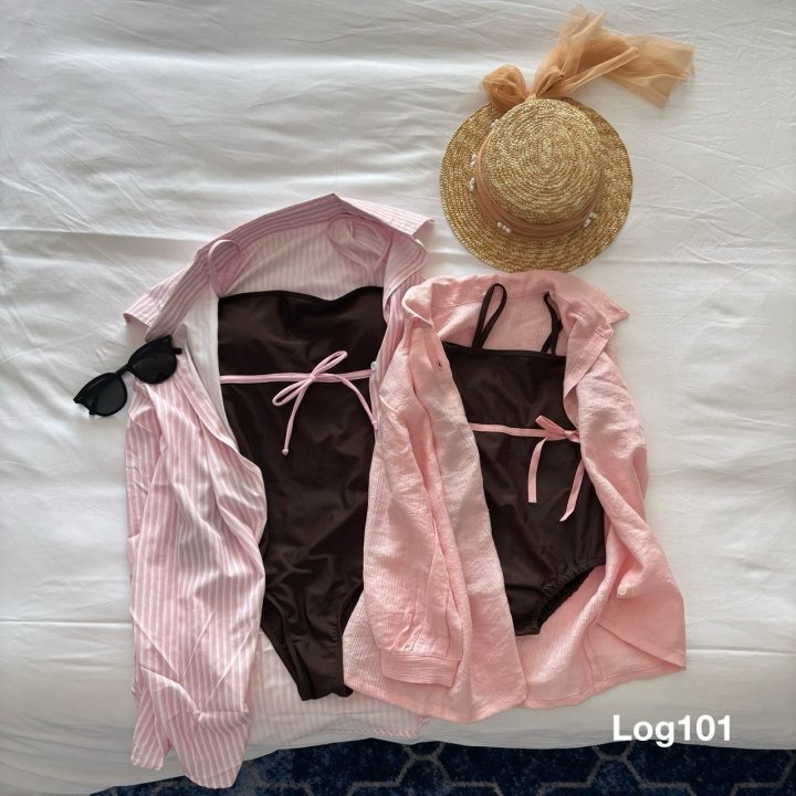 Log101 泳衣 親子裝 不含外套 로그101 리본쭈수영복 (Mom)-細節圖4