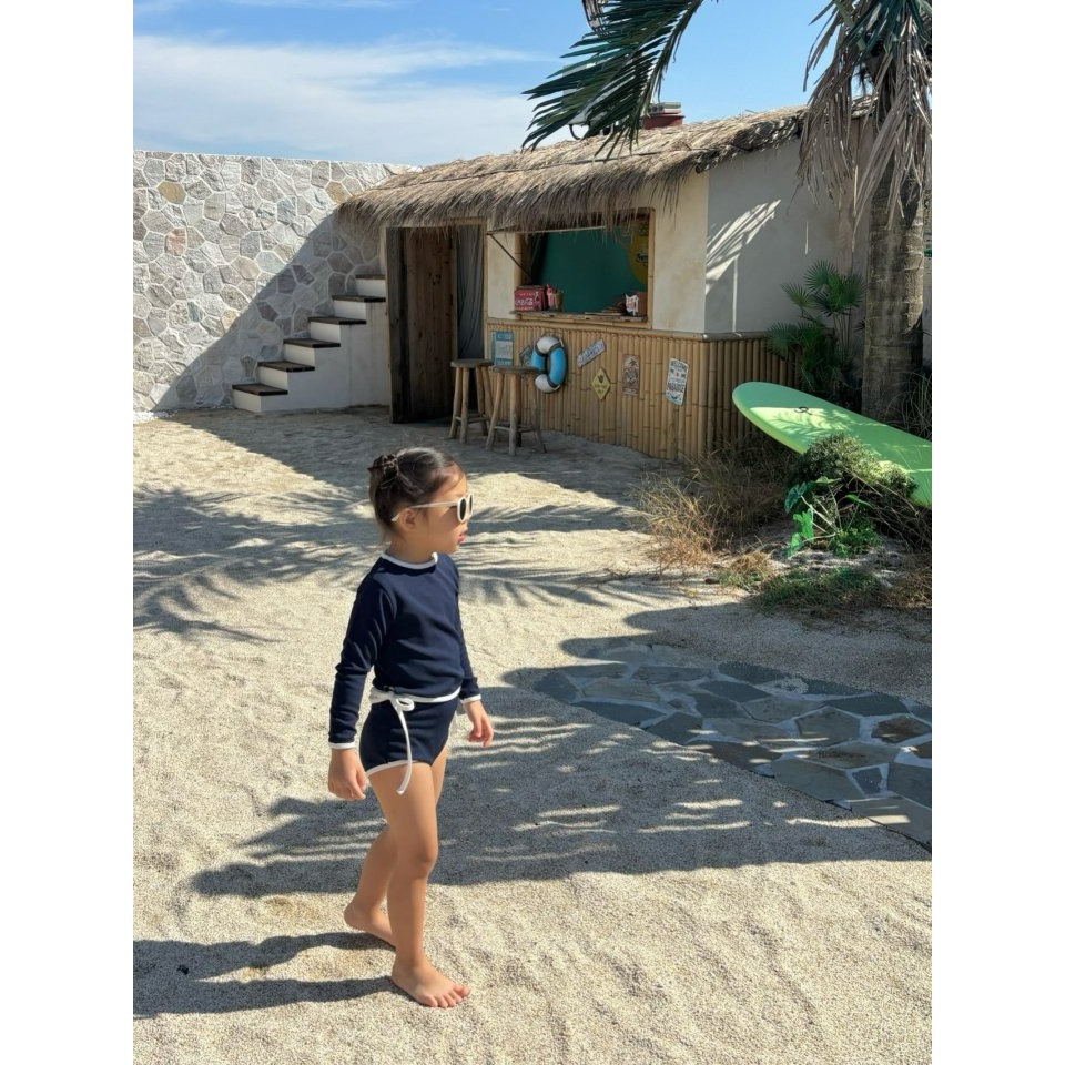 Log101 泳衣 로그101 로그리본래쉬가드-細節圖3