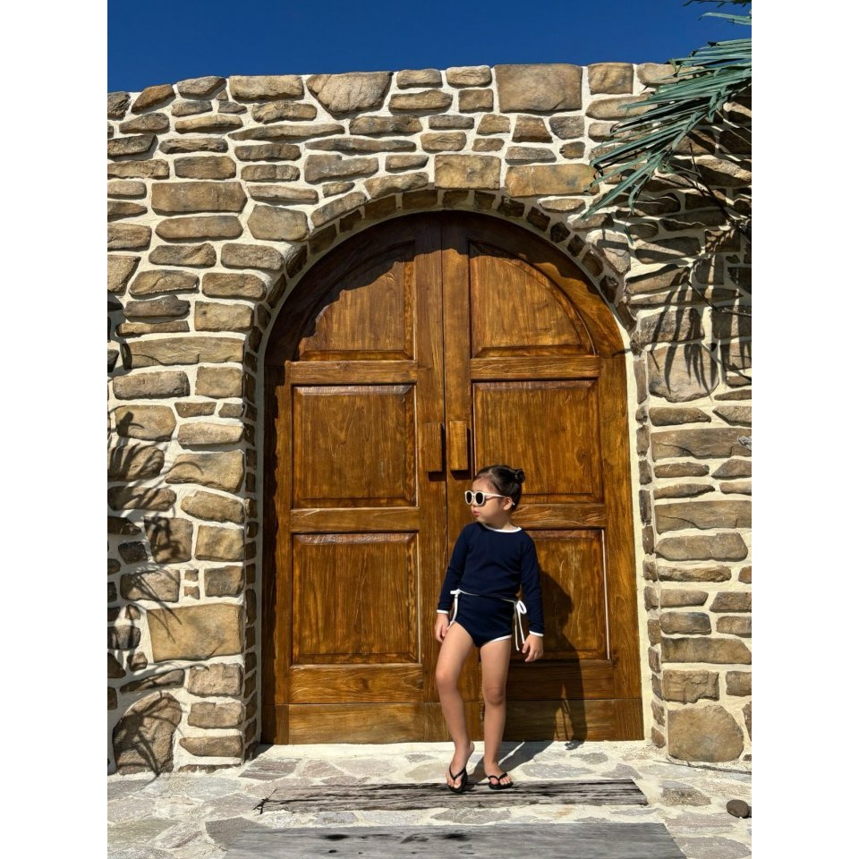 Log101 泳衣 로그101 로그리본래쉬가드-細節圖5