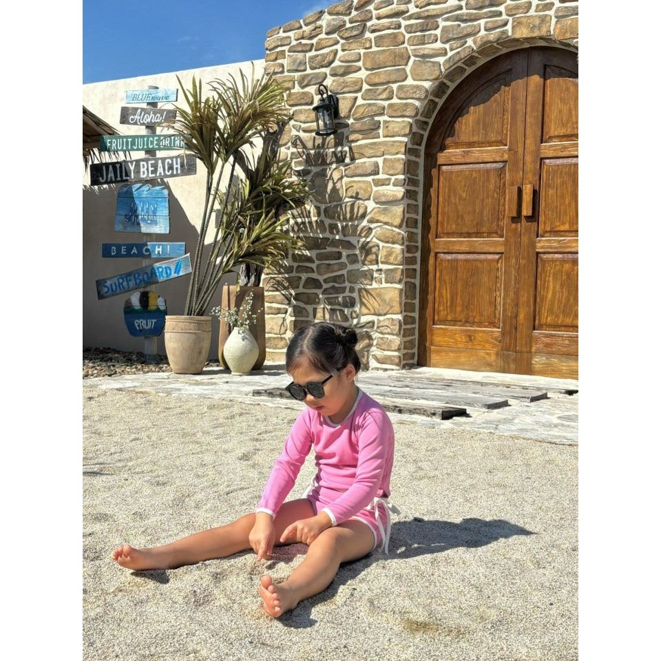 Log101 泳衣 로그101 로그리본래쉬가드-細節圖6