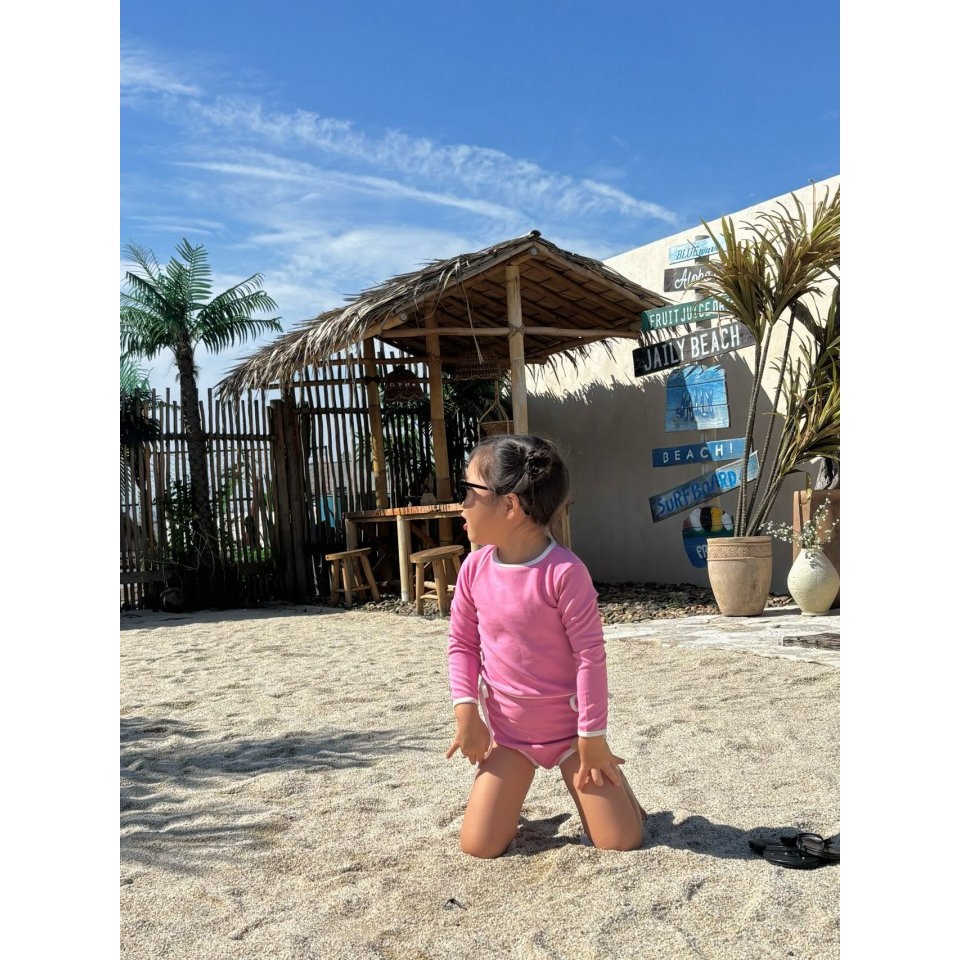 Log101 泳衣 로그101 로그리본래쉬가드-細節圖7