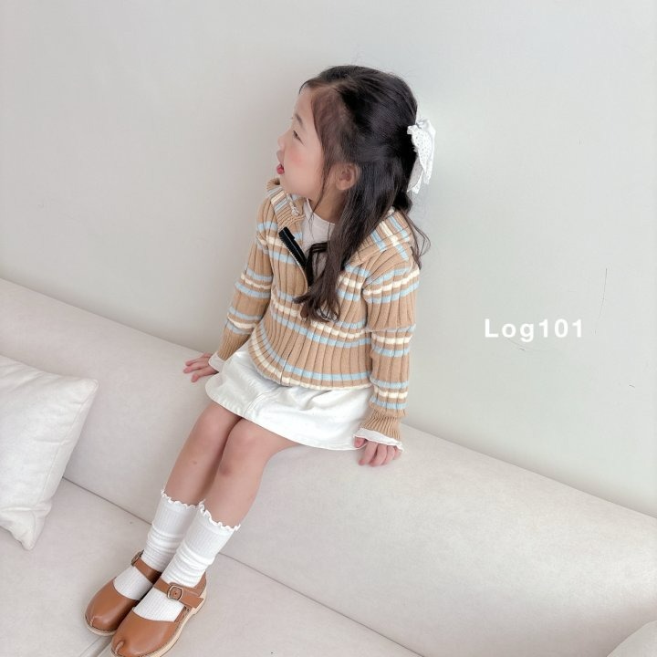 Log101 外套 로그101 포그니니트집업-細節圖3