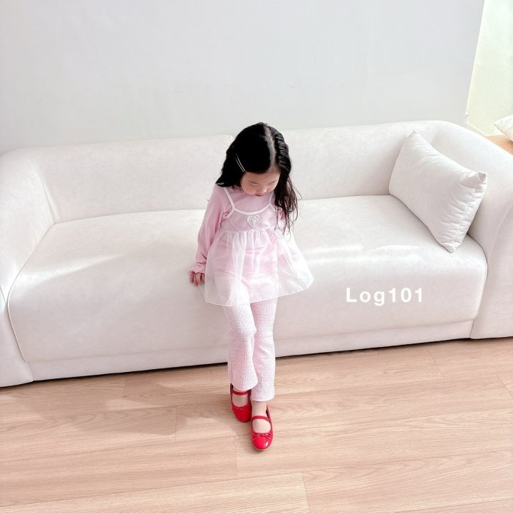 Log101 洋裝 로그101 하트레이어드원피스-細節圖2