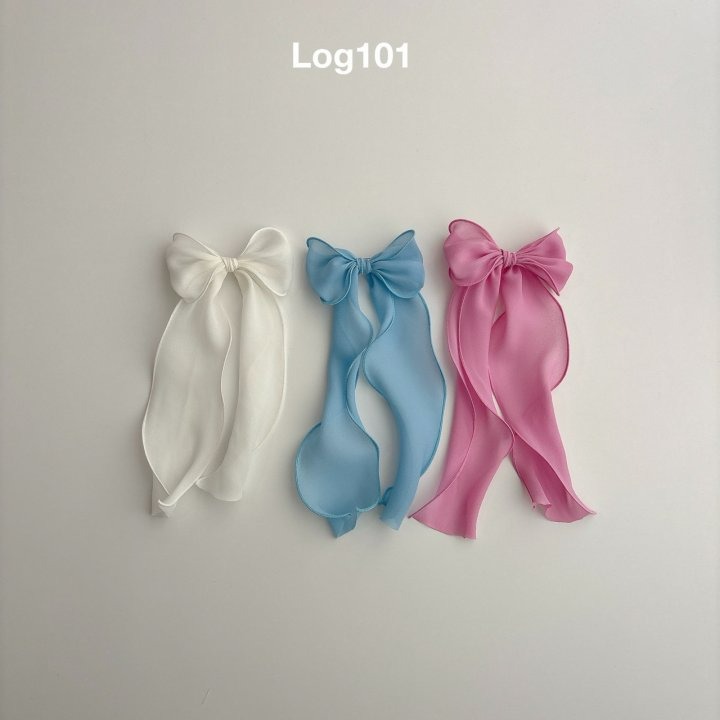 Log101 髮飾 로그101 노방리본핀-細節圖2