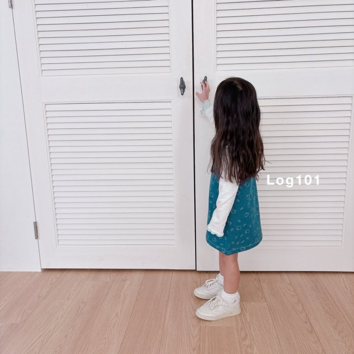 Log101 洋裝 로그101 럽미데님원피스-細節圖2