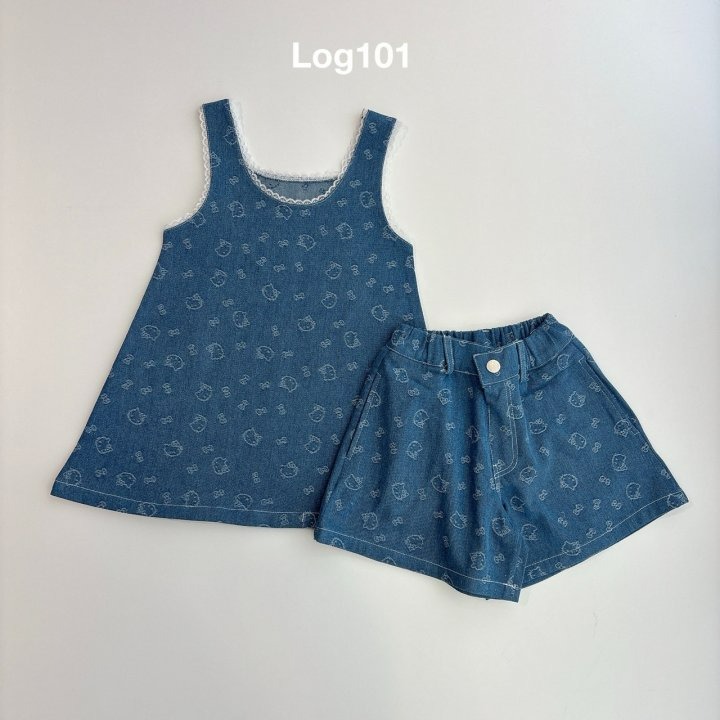 Log101 洋裝 로그101 럽미데님원피스-細節圖9