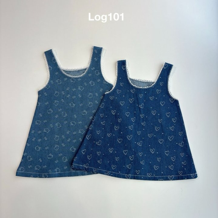 Log101 洋裝 로그101 럽미데님원피스-細節圖10