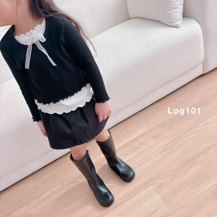 Log101 裙子 로그101 봄봄트윌스커트-細節圖4