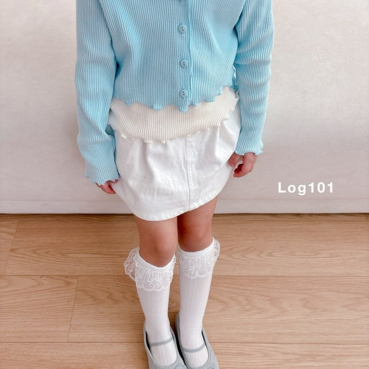 Log101 裙子 로그101 봄봄트윌스커트-細節圖8