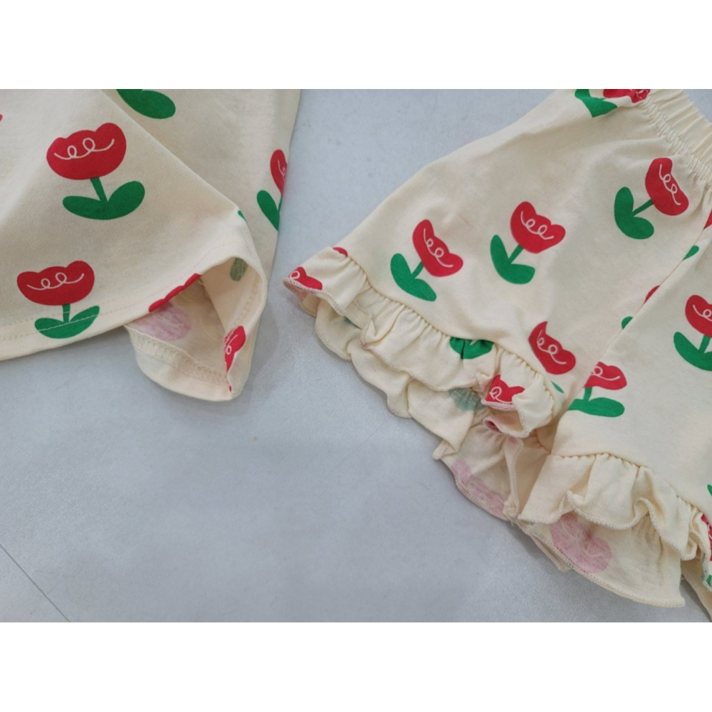 Moran 套裝 上下 모란 튤립프릴상하-細節圖10