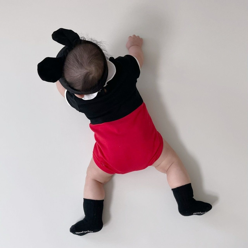 Moran 套裝 包屁衣+帽子 모란 여름카라슈트세트-細節圖5