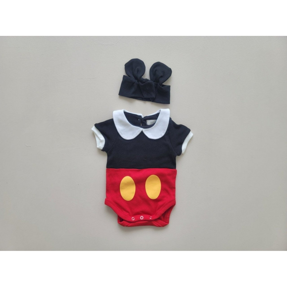 Moran 套裝 包屁衣+帽子 모란 여름카라슈트세트-細節圖6