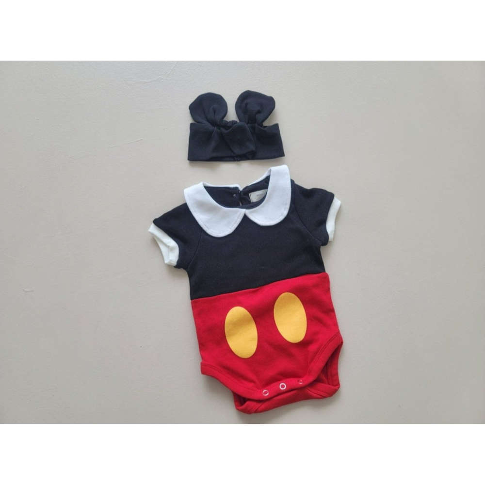 Moran 套裝 包屁衣+帽子 모란 여름카라슈트세트-細節圖7