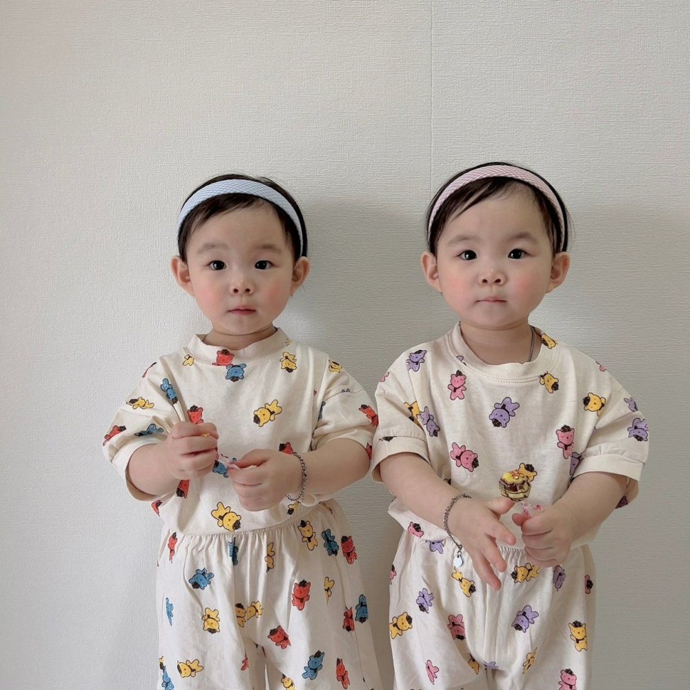 Moran 套裝 上下 모란 여름모자곰상하-細節圖7