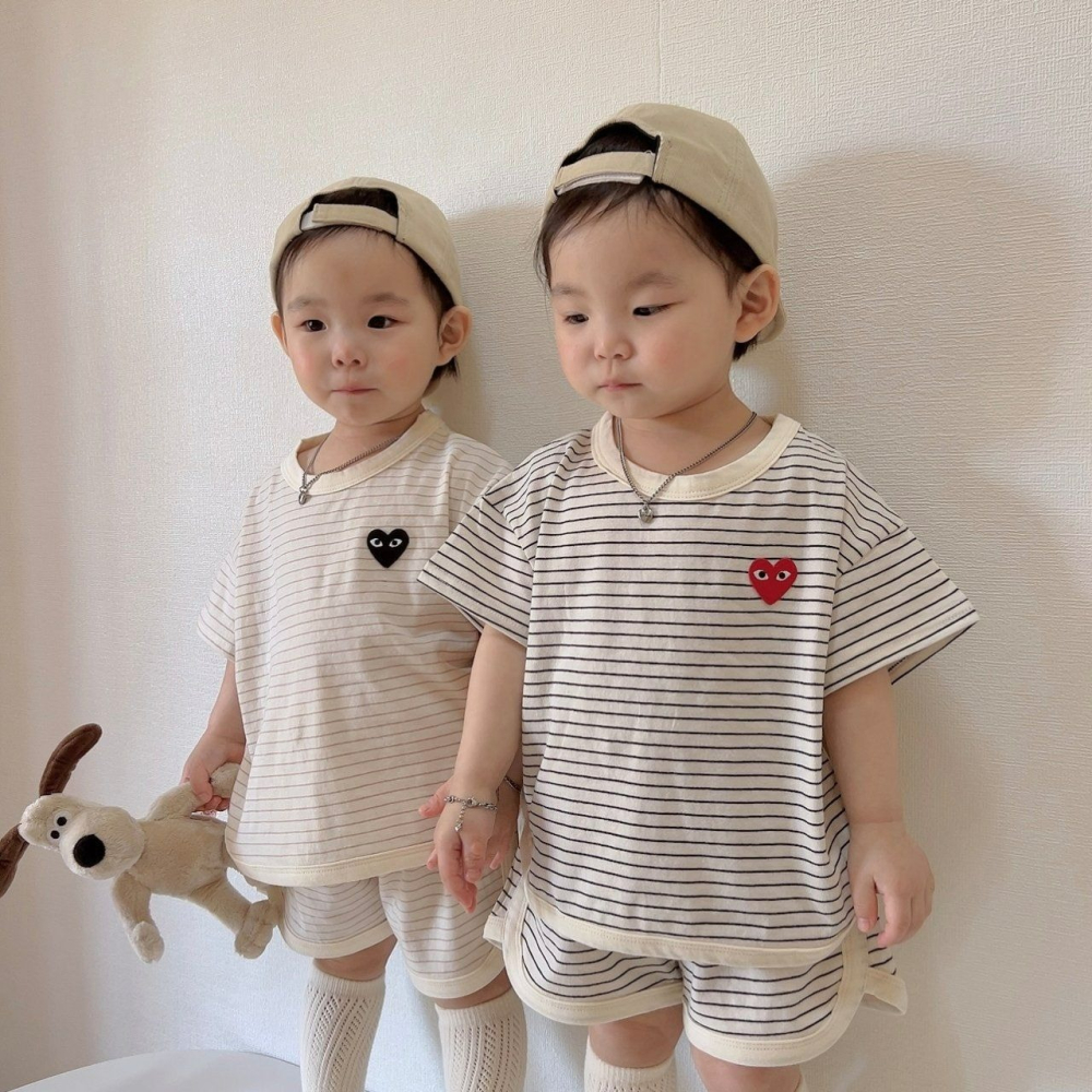 Moran 套裝 上下 모란 심플하트상하-細節圖2