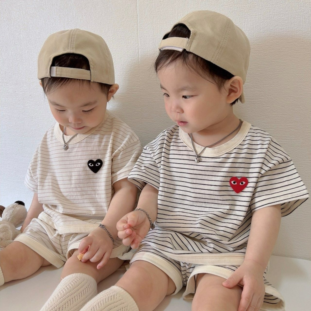 Moran 套裝 上下 모란 심플하트상하-細節圖4