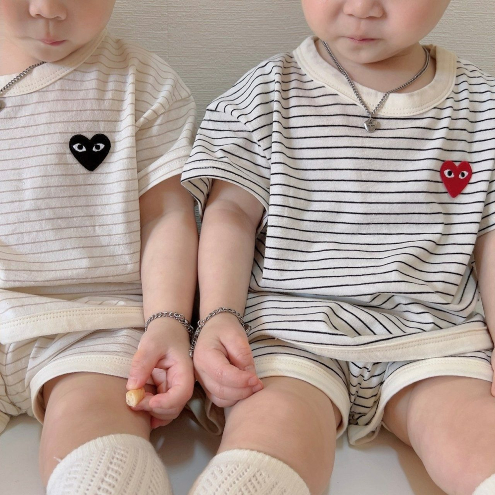 Moran 套裝 上下 모란 심플하트상하-細節圖5