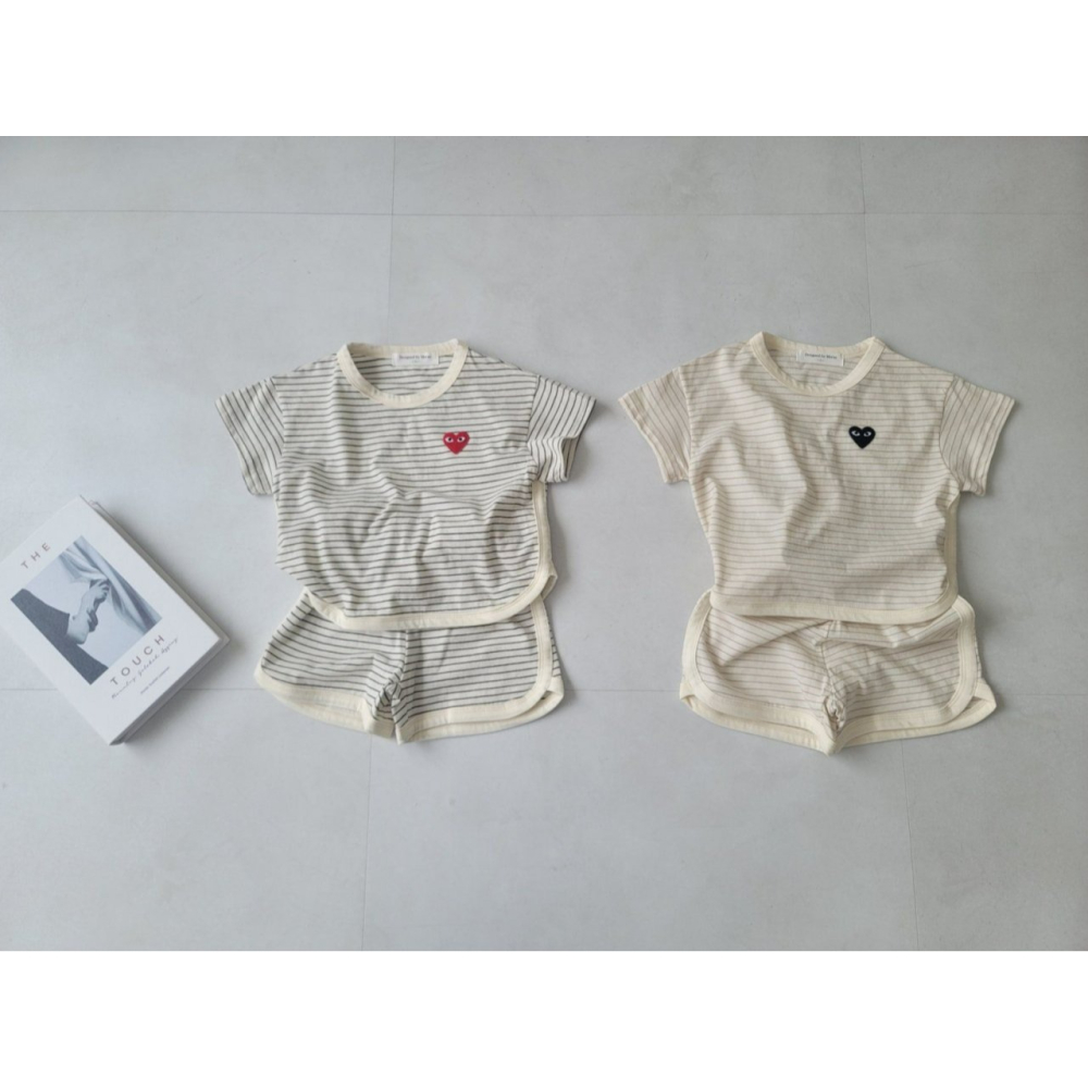 Moran 套裝 上下 모란 심플하트상하-細節圖7