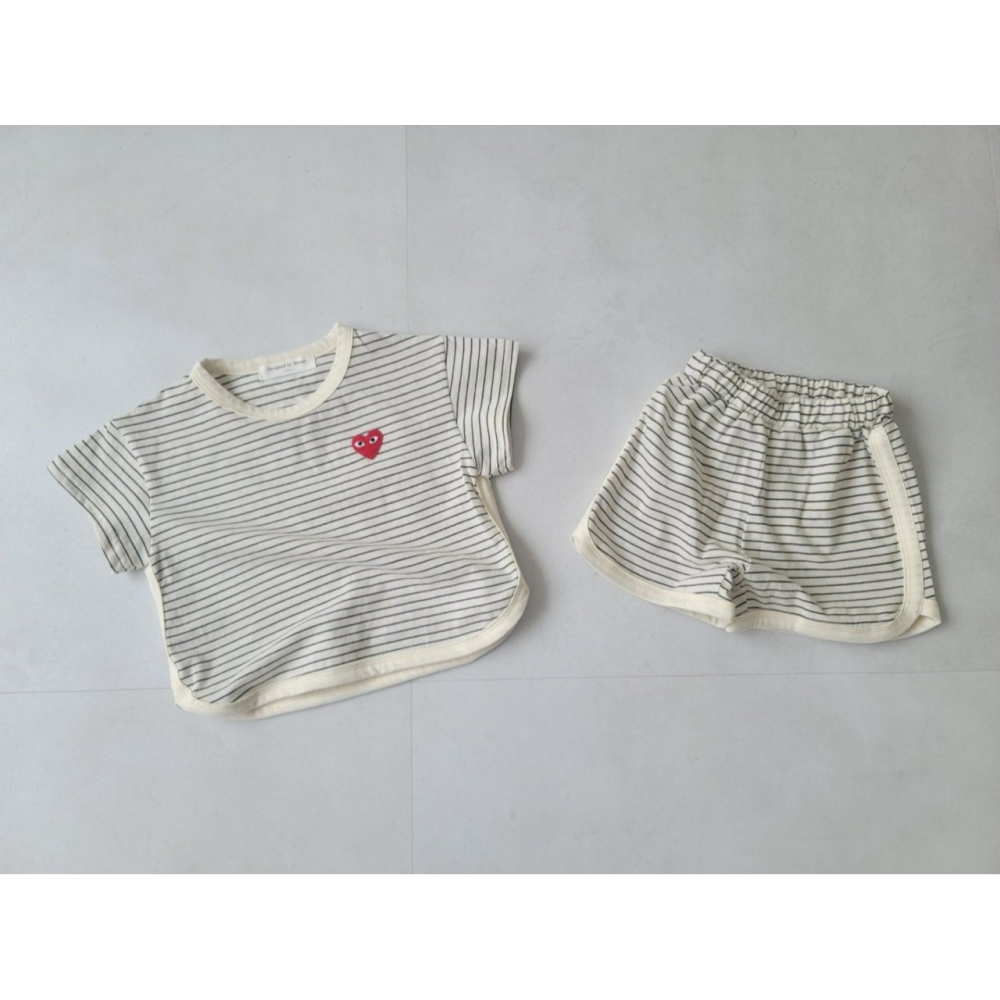 Moran 套裝 上下 모란 심플하트상하-細節圖8