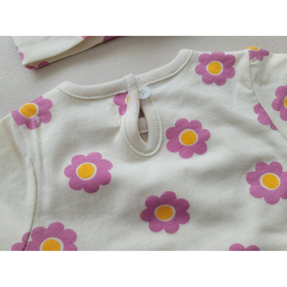 Moran 包屁衣 含髮帶 모란 몽몽꽃슈트세트-細節圖11