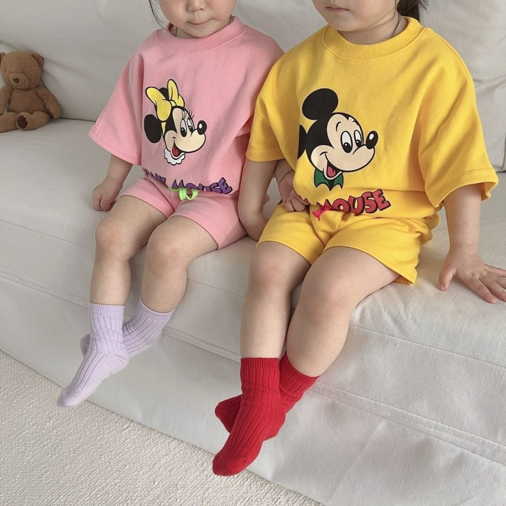 Moran 套裝 上下 모란 레트로디즈니상하-細節圖6