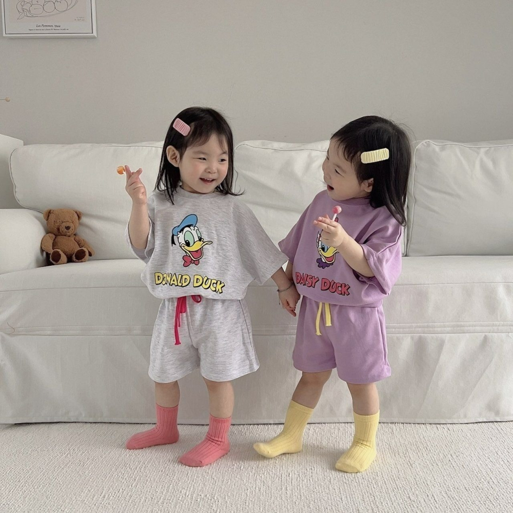 Moran 套裝 上下 모란 레트로디즈니상하-細節圖8