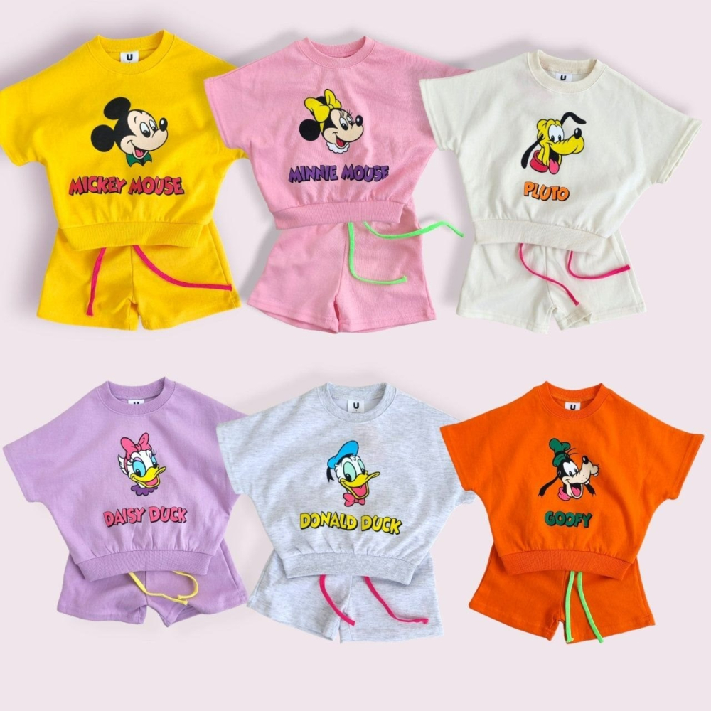 Moran 套裝 上下 모란 레트로디즈니상하-細節圖11