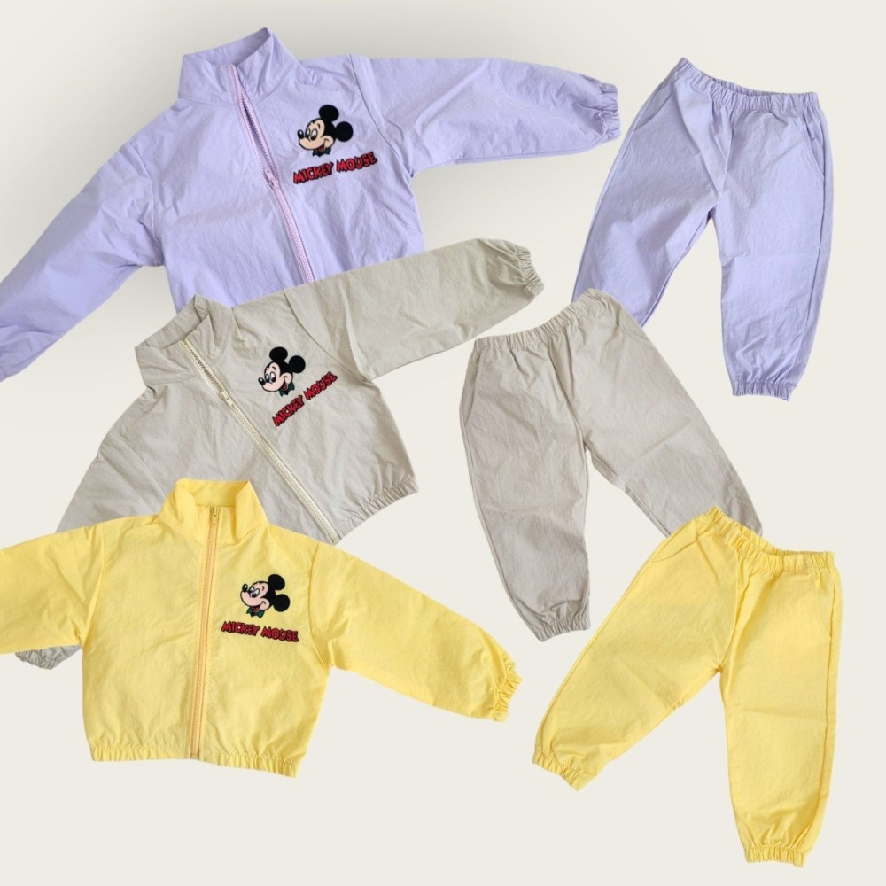 Moran 套裝 外套+長褲+短褲 모란 레트로3종세트-細節圖2