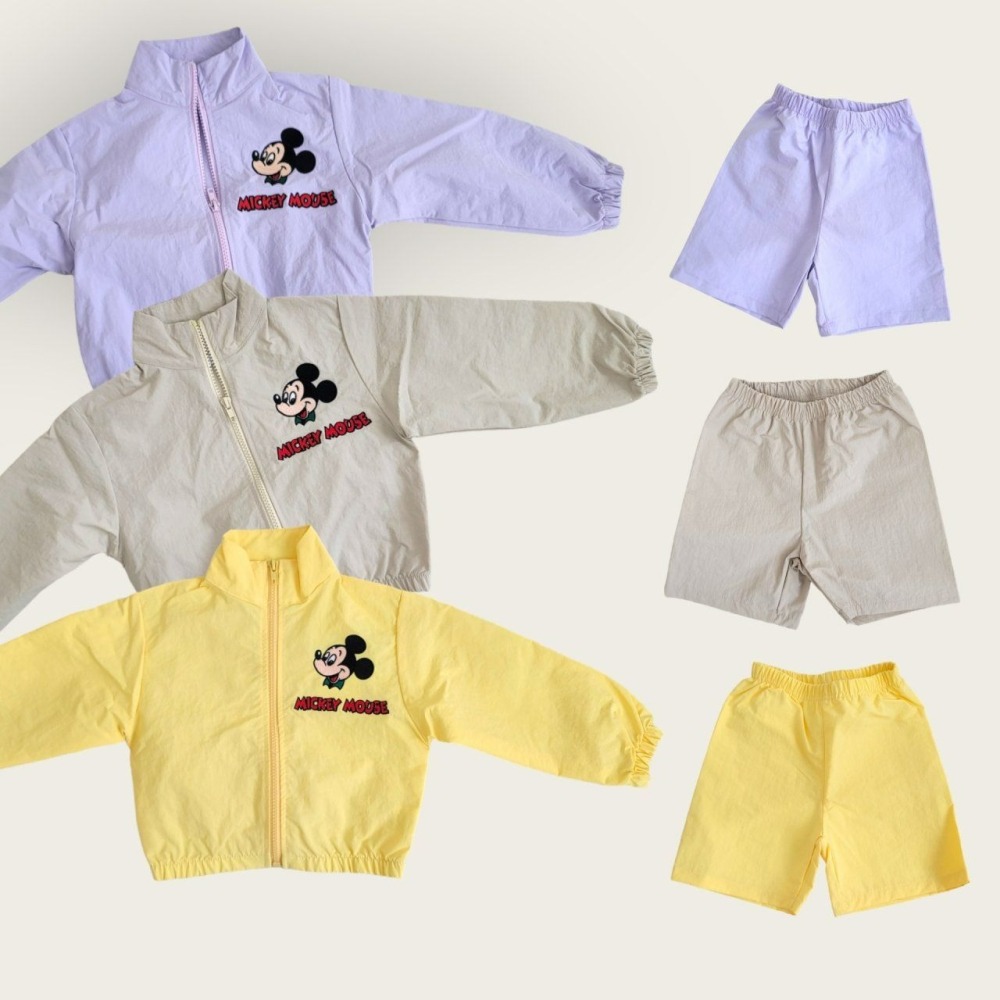 Moran 套裝 外套+長褲+短褲 모란 레트로3종세트-細節圖3