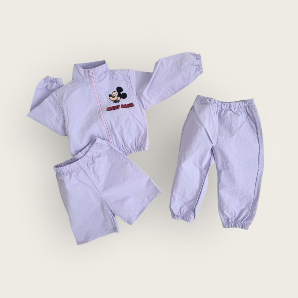 Moran 套裝 外套+長褲+短褲 모란 레트로3종세트-細節圖4