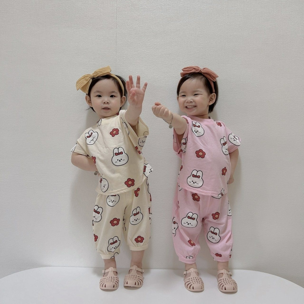 Moran 套裝 上下 모란 래빗상하-細節圖6