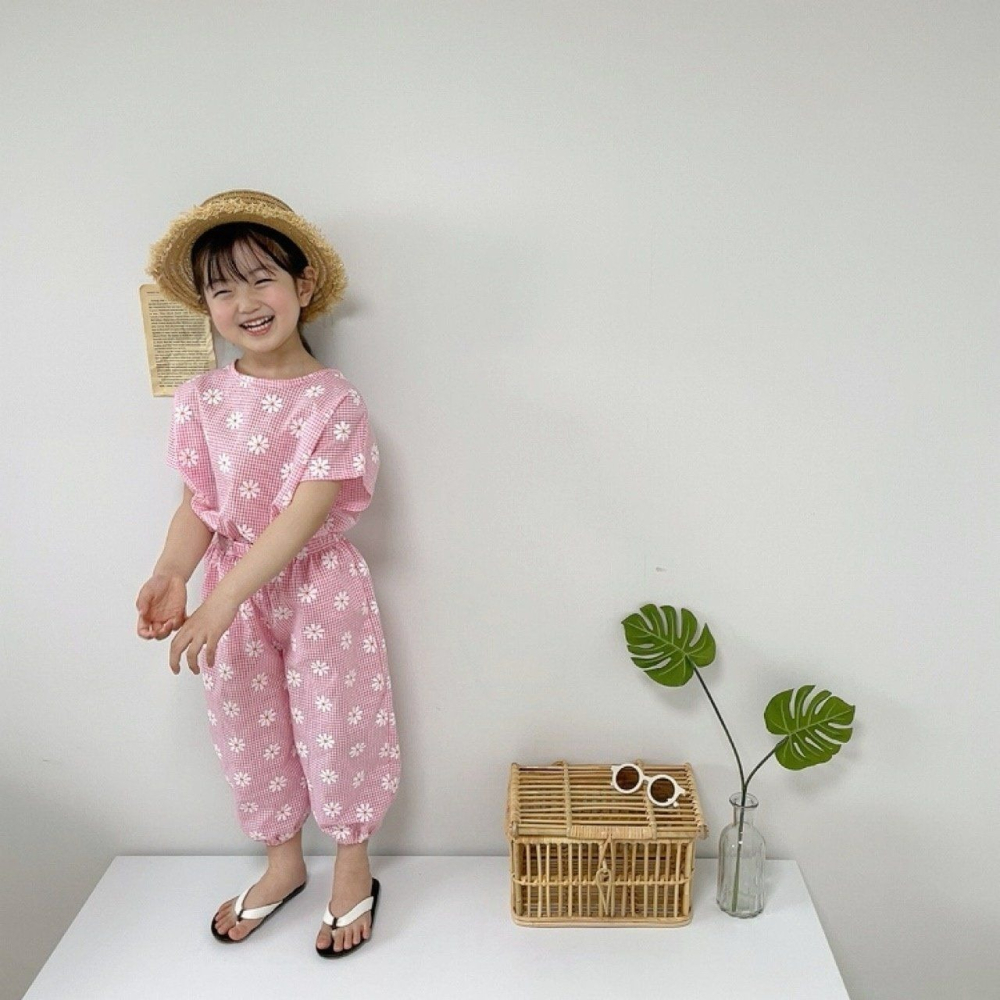 Moran 套裝 上下 모란 데이지고쟁이상하-細節圖4