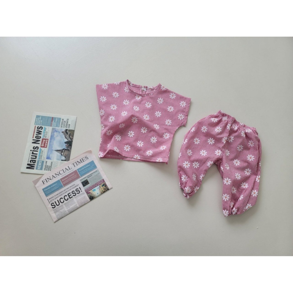 Moran 套裝 上下 모란 데이지고쟁이상하-細節圖7