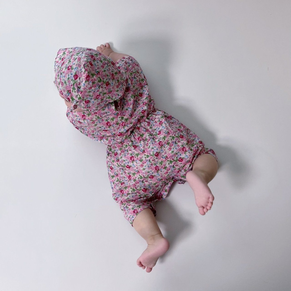 Moran 套裝 包屁衣+帽子 모란 꽃분이슈트세트-細節圖4