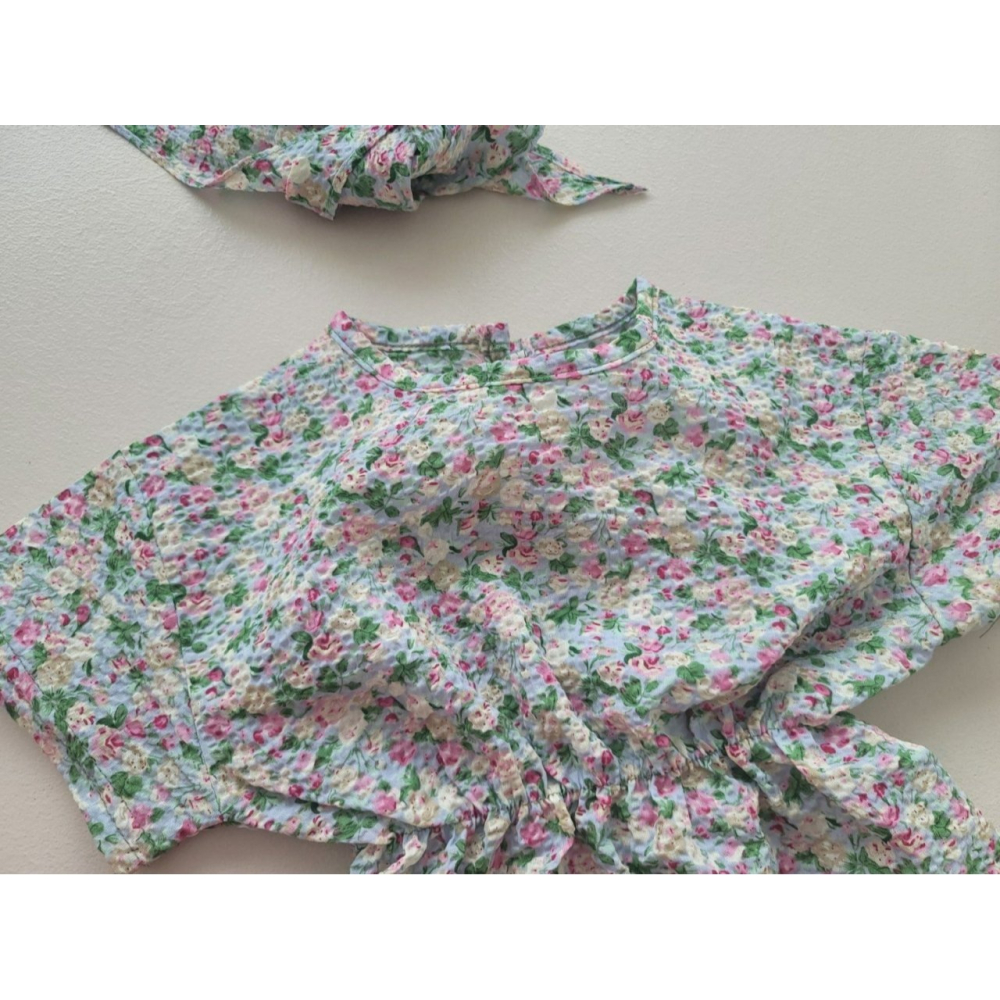 Moran 套裝 包屁衣+帽子 모란 꽃분이슈트세트-細節圖11