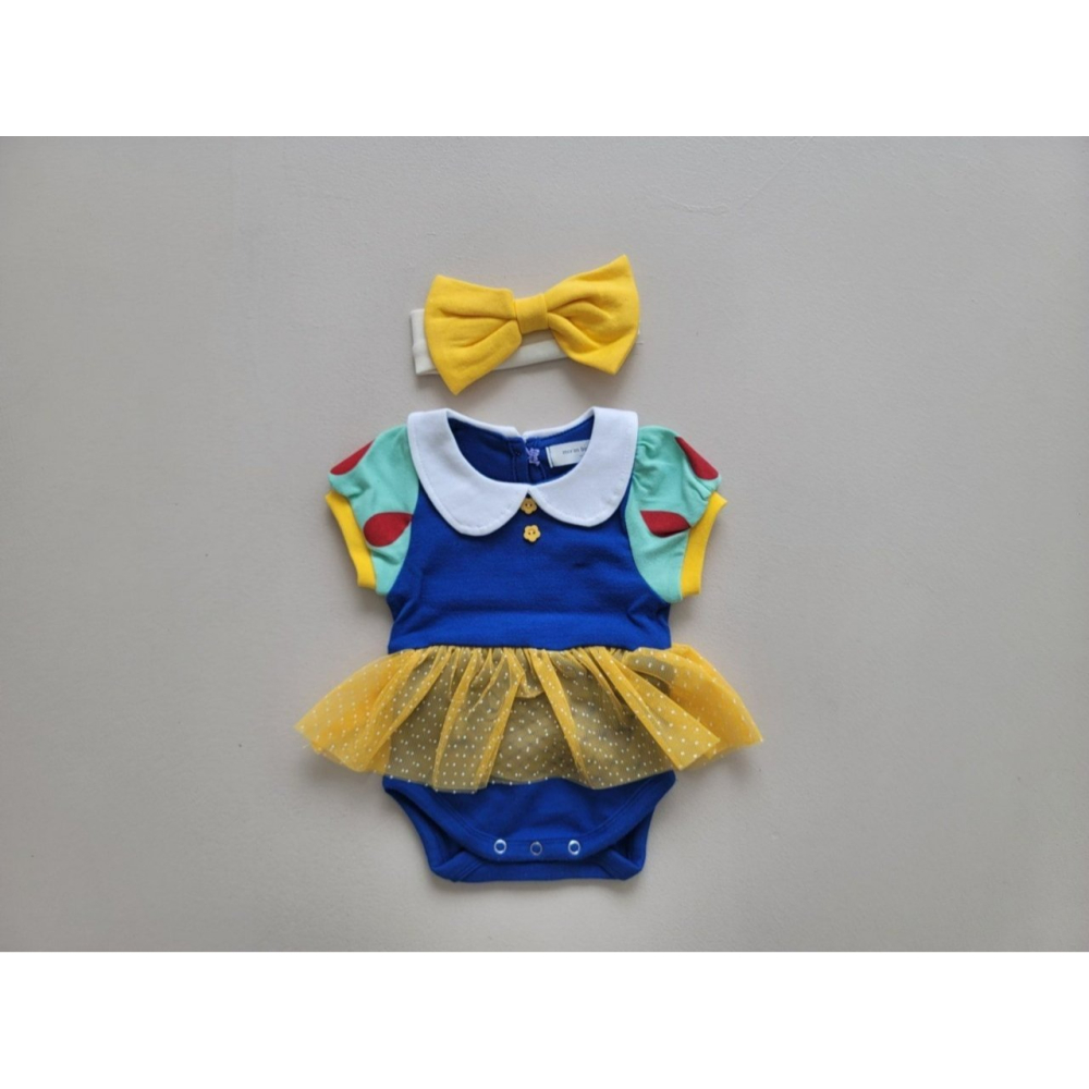 Moran 套裝 包屁衣+髮帶 모란 공주슈트세트-細節圖9