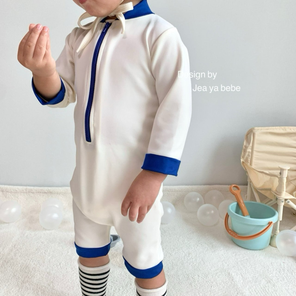 Jeaya 泳衣 含泳冒 재야 바닐라수영복 (모자세트)-細節圖6