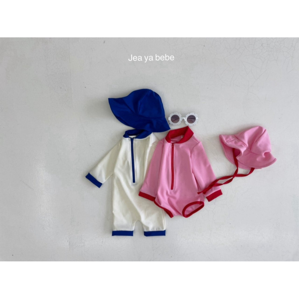 Jeaya 泳衣 含泳冒 재야 바닐라수영복 (모자세트)-細節圖11